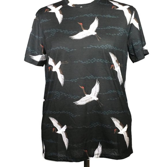 Black T Bird Accents Stretch Loose Fit - Picture 1 of 7